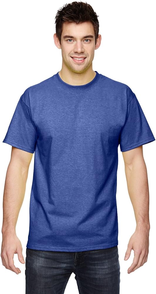 Fruit of the Loom 5 oz, 100% Heavy Cotton HD T-Shirt, Small, Admiral Blue