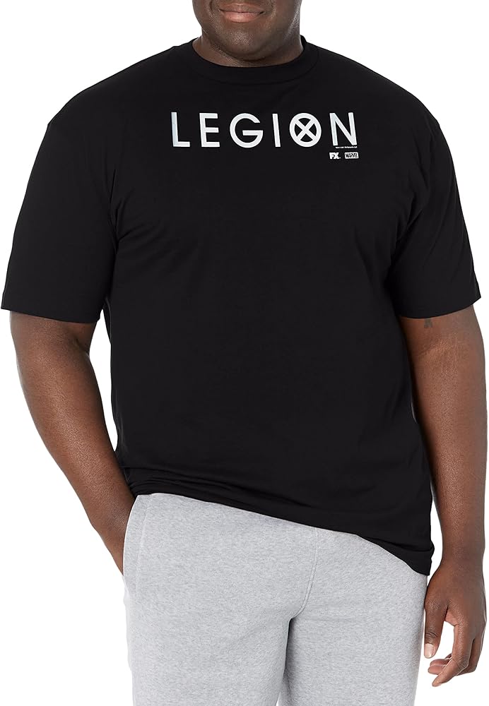 Marvel Big & Tall Classic Legion Solid Men's Tops Short Sleeve Tee Shirt