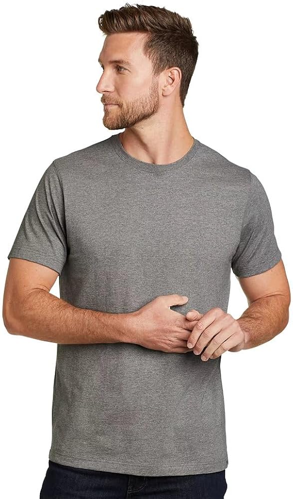 Eddie Bauer Men's Legend Wash 100% Cotton Short-Sleeve Classic T-Shirt