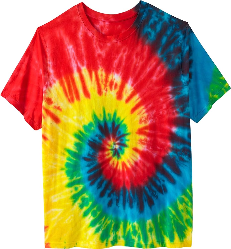 KingSize Men's Big & Tall Lightweight Tie-Dye Crewneck Tee