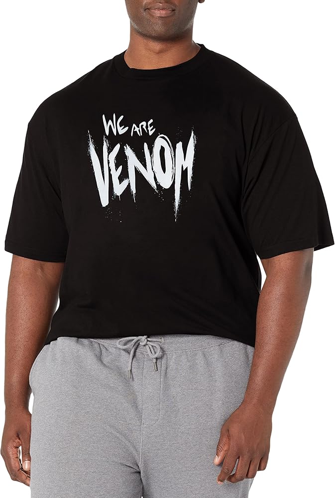 Marvel Big & Tall Classic We are Venom Slime Men's Tops Short Sleeve Tee Shirt