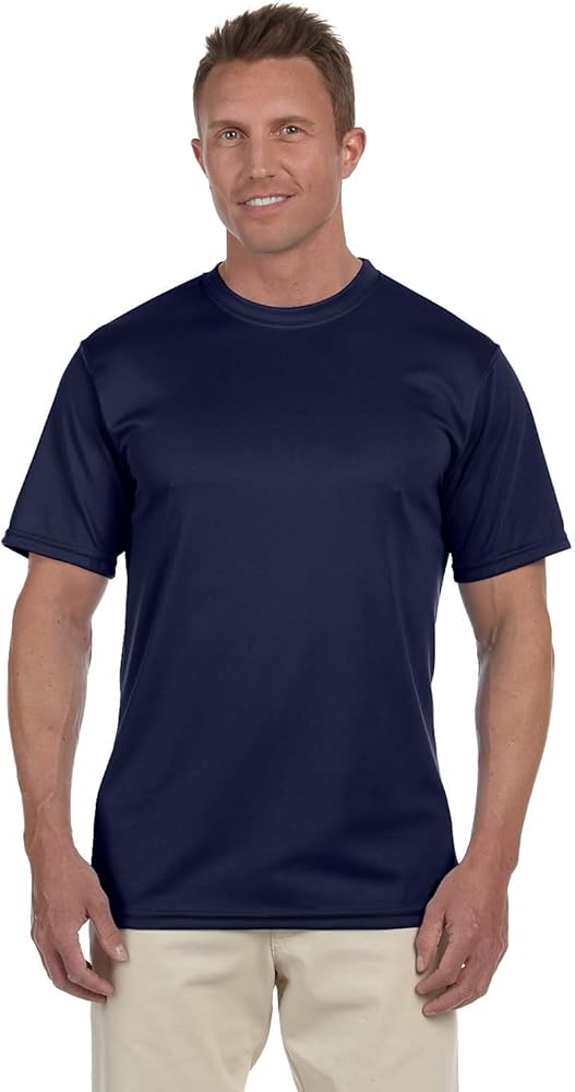 Augusta Sportswear 100% Polyester Moisture-Wicking T-Shirt, Large, NAVY