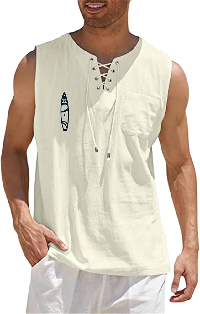 Tank Top Men Fashion Casual Buckle 3D Digital Printing Sleeveless T Shirt Vest Jacket Top Blouse White Shirts Mens