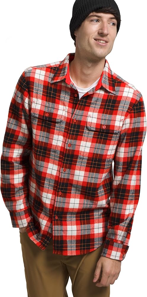 THE NORTH FACE Arroyo Flannel Shirt - Men's Fiery Red Medium Icon Plaid 2, M