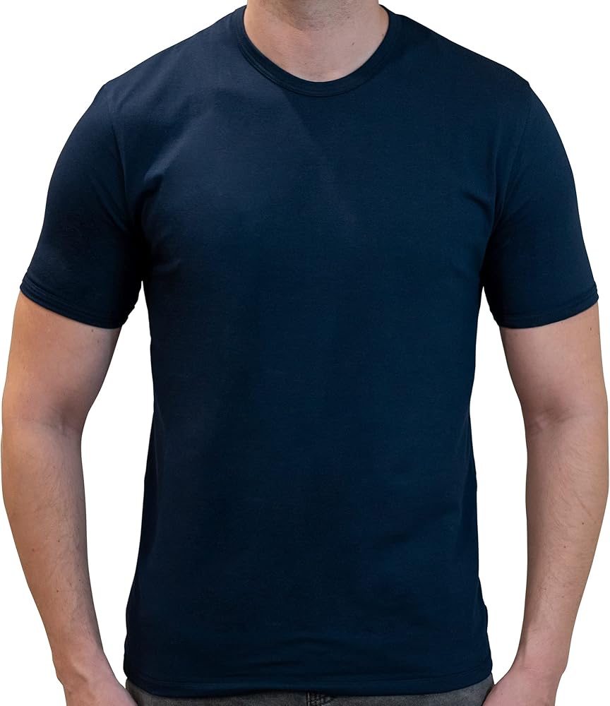 Super Soft Cotton T-Shirt for Men Crew Neck Tees Natural and Breathable Cotton Tee Short Sleeve Shirts for Men