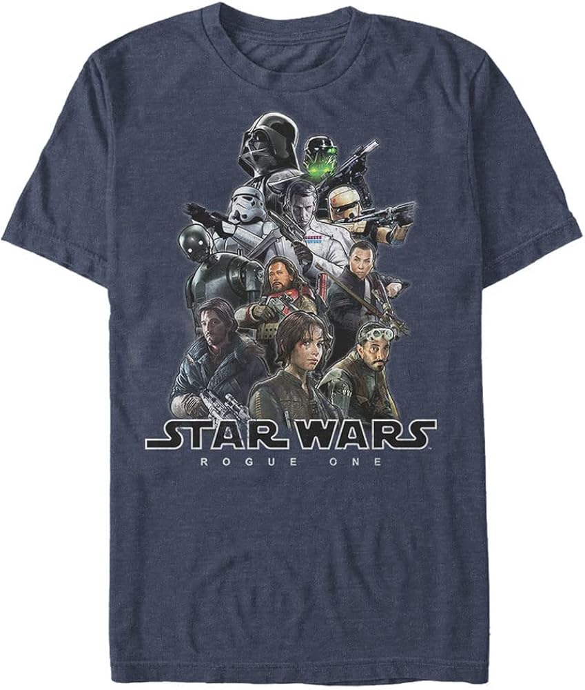 STAR WARS Big & Tall Rogue One Casted Men's Tops Short Sleeve Tee Shirt