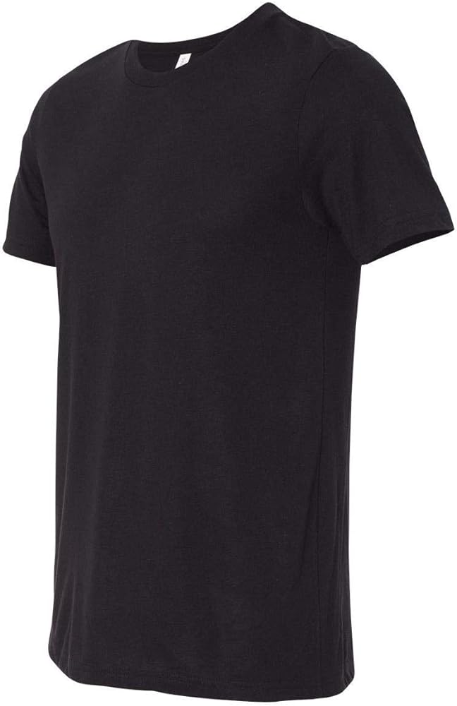 Bella + Canvas Unisex Triblend Short-Sleeve T-Shirt, Large, SLD BLK TRIBLEND