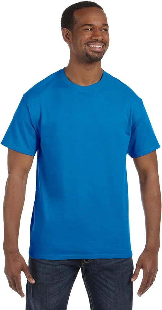 Hanes TAGLESS T-Shirt, Small, Sapphire