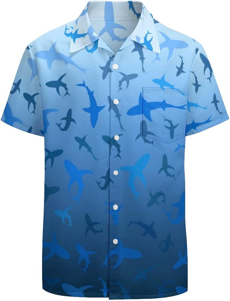 Men's Hawaiian Shirt Button Down Beach Shirts Tropical Holiday Shirts