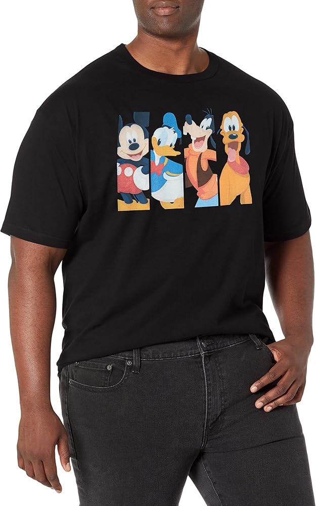 Disney Classic Mickey Bro Time Men's Tops Short Sleeve Tee Shirt