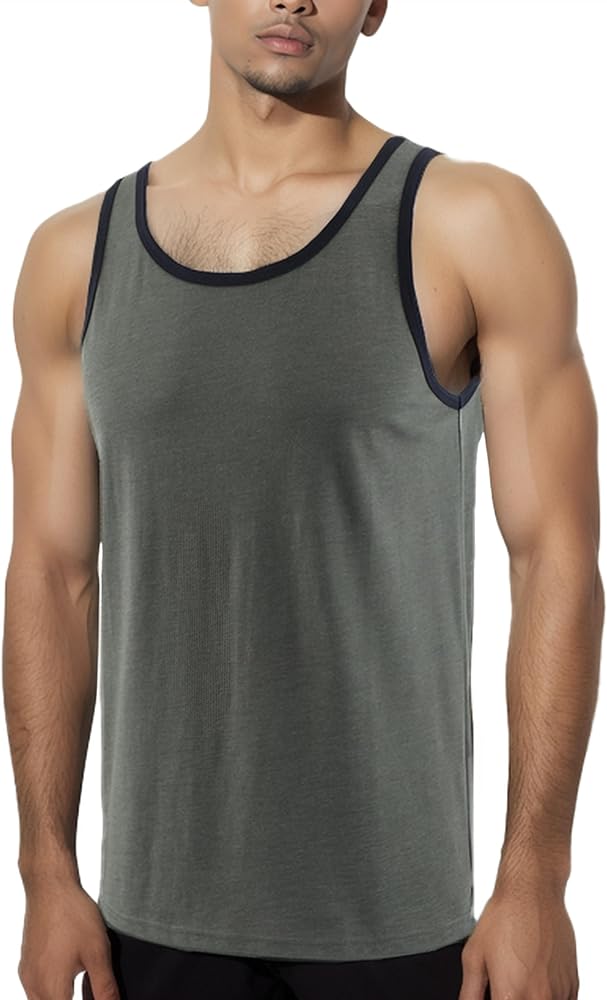 Men's Vintage Slim Fit Short/Long Raglan Sleeve Sleeveless Soft Cotton Blend Workout Baseball T-Shirts