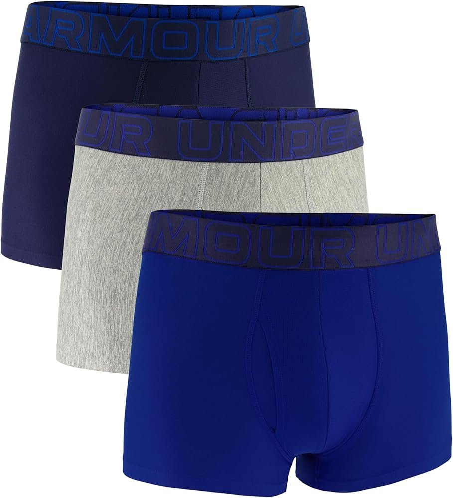 Under Armour Men's Multi-Pack Performance Tech Boxerjock Brief, 3" Inseam, All-Day Comfort & Soft