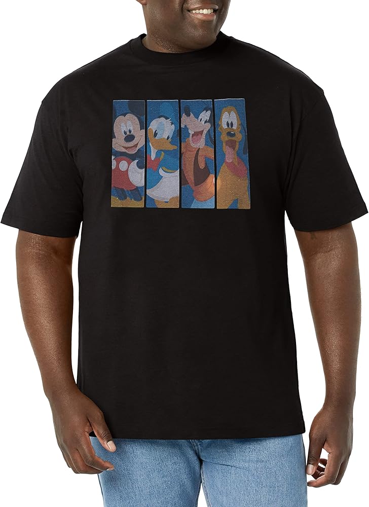 Disney Classic Mickey Bro Time Men's Tops Short Sleeve Tee Shirt