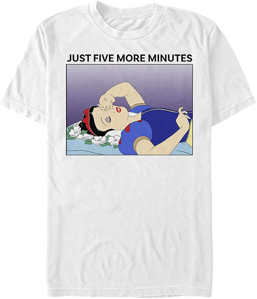 Disney Men's Princess Snow White Snooze T-Shirt