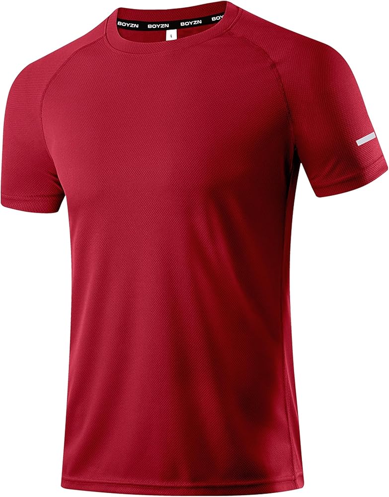 Men's Mesh Quick-Dry Short Sleeve Workout T-Shirt