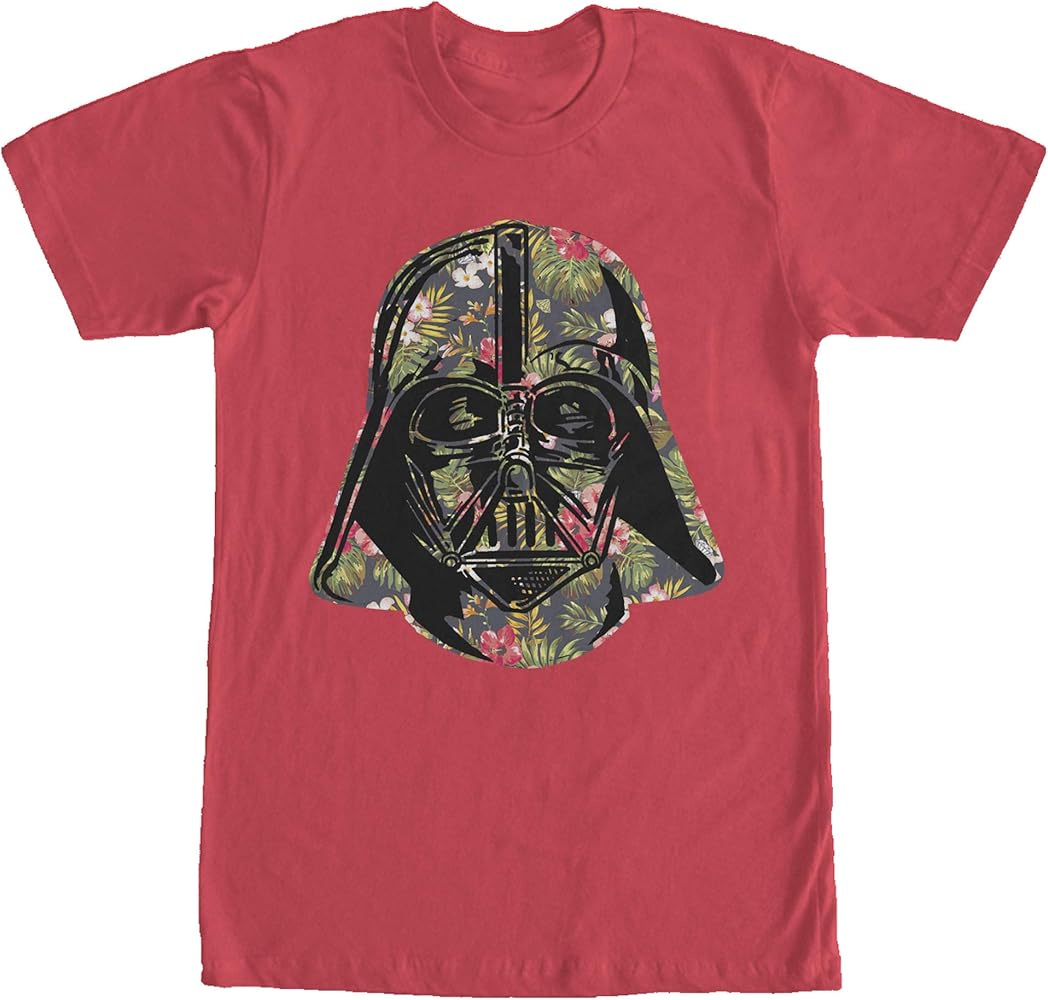 STAR WARS Men's Vader Tropical Floral Print T-Shirt