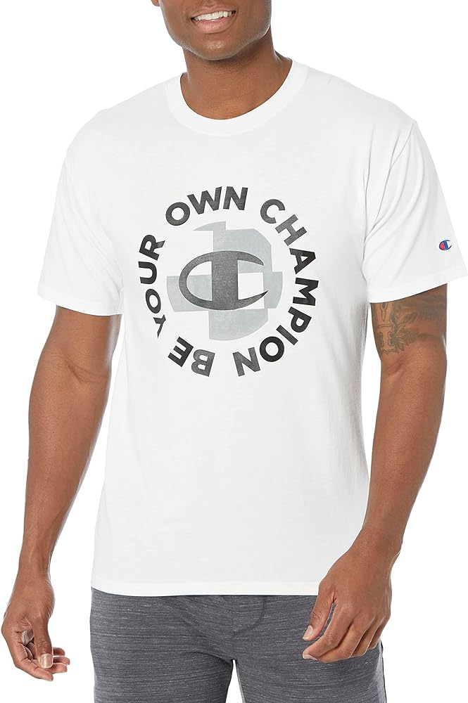 Champion mens Classic T Shirt, Be Your Own Circle