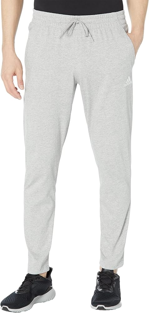 adidas Men's Essentials Single Jersey Tapered Open Hem Pants