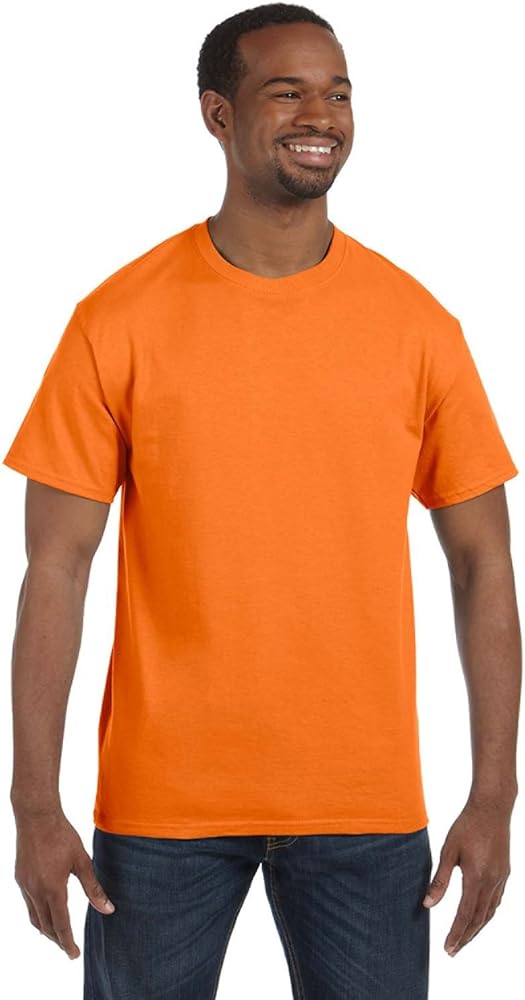 Gildan Men's Heavy Taped Neck Comfort Jersey T-Shirt - G640 - Sport Grey - M