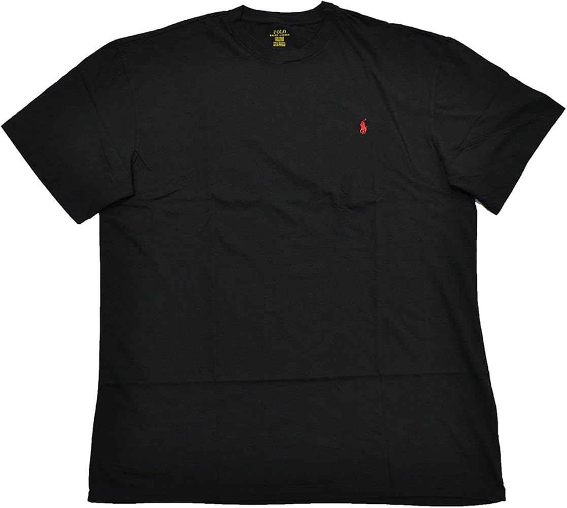 Polo Ralph Lauren Men's Big & Tall Crew Neck T-Shirt (2XB) Black