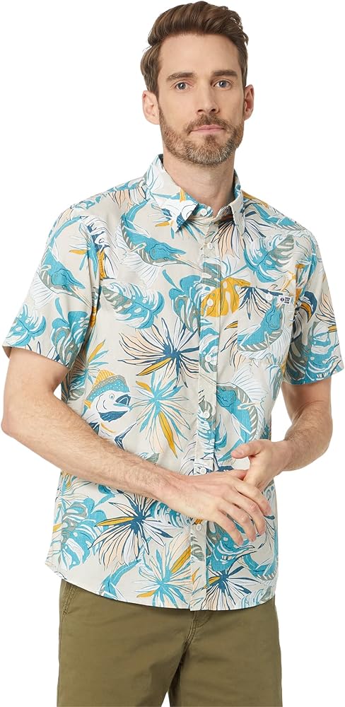 Salty Crew mens Large Kine Short Sleeve Woven