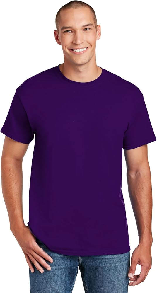 Gildan Adult 5.5 oz., 50/50 T-Shirt XL PURPLE