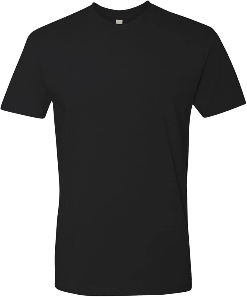 Next Level Mens Premium Fitted Short-Sleeve Crew T-Shirt - Black + Cool Blue (2 Pack) - XX-Larte