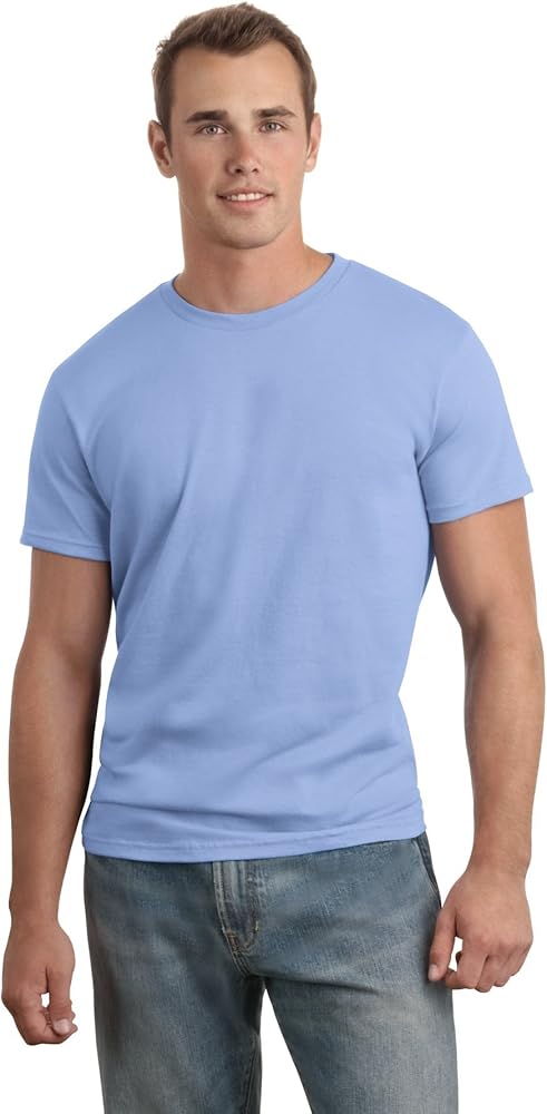 Hanes Mens Nano-T Cotton T-Shirt, XL, Carolina Blue