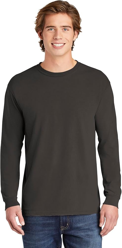 Chouinard 6014 Adult Heavyweight Long Sleeve Tee Pepper Large