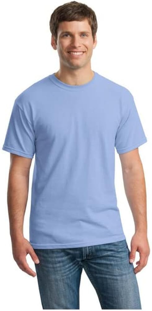 Gildan Blank Adult Heavy Cotton T-Shirt (G500) Carolina Blue