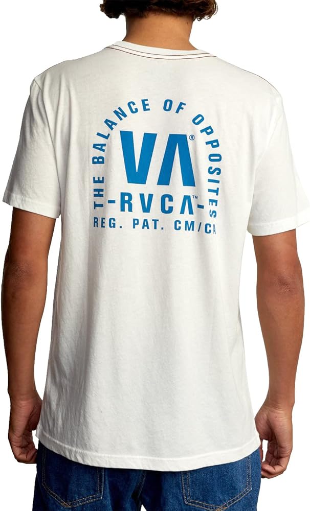 RVCA Mens Slim Fit Vintage Dye Tee