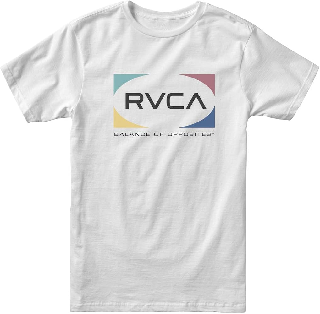 RVCA Men's Quad Short Sleeve Crew Neck T-Shirt