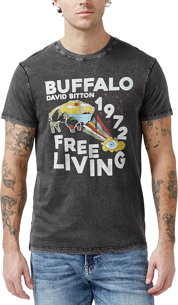 Buffalo David Bitton Men's Short Sleeve Logo Tee