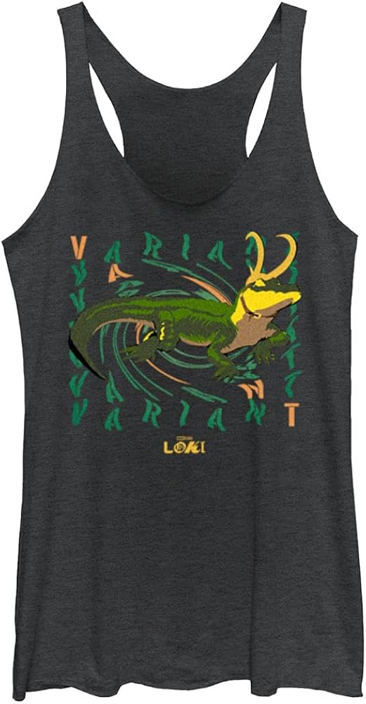 Marvel Men's Loki (Tv Show) Deviance Tri-Blend Racerback Layering Tank