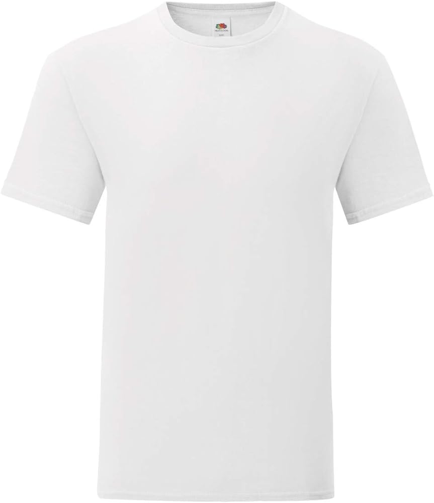 Fruit of the Loom Mens Iconic T-Shirt (5XL) (White)