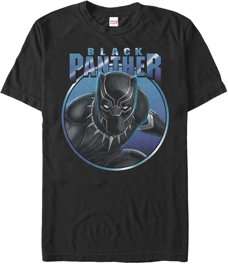 Marvel Big & Tall Classic Panther Gaze Men's Tops Short Sleeve Tee Shirt