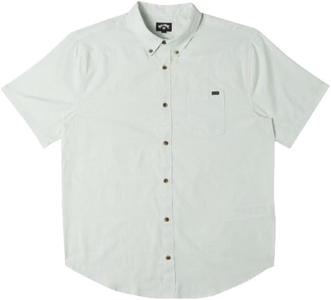 Billabong Men's Classic Sundays Woven Short Sleeve Shirt, Bermuda