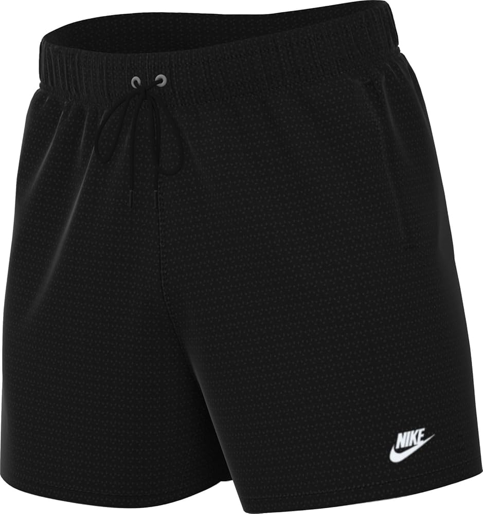 Nike Club Men's Mesh Flow Shorts (Black/White, FN3514-010) Size Large