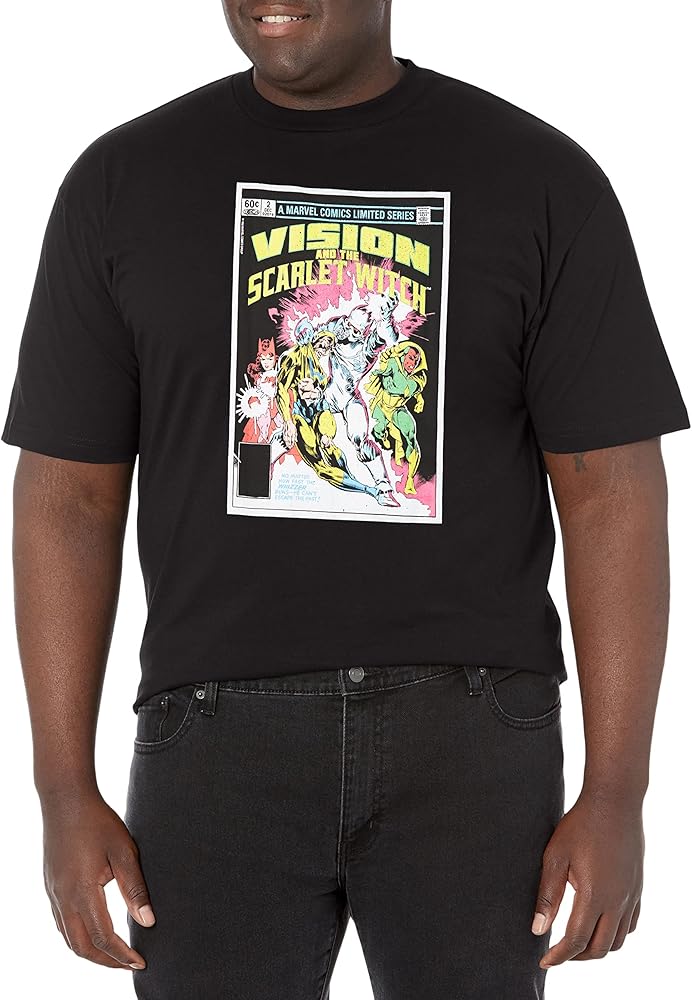 Marvel Big & Tall Universe Past Men's Tops Short Sleeve Tee Shirt