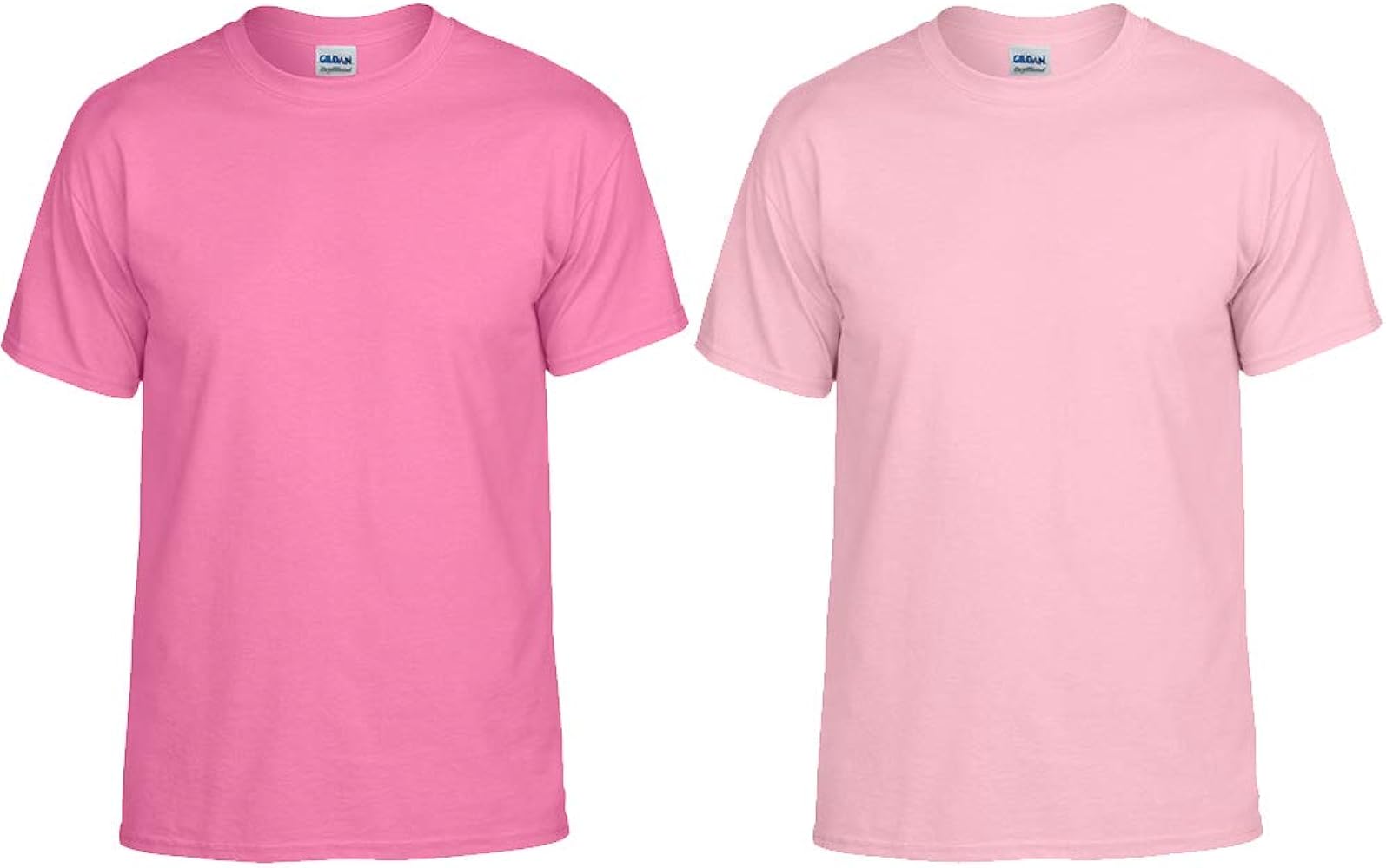 Gildan GildanMen'sDryBlendAdultT-Shirt,2-Pack,-Azalea/LIGHTPINK,S