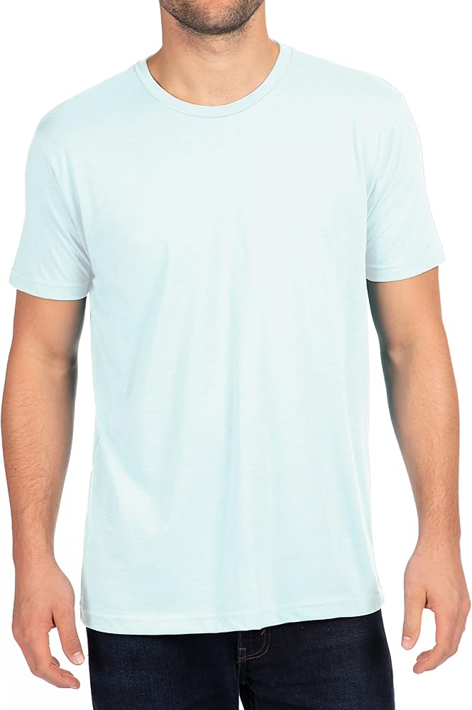 Next Level Mens Premium Fitted CVC Crew Tee (N6210) Ice Blue 2XL