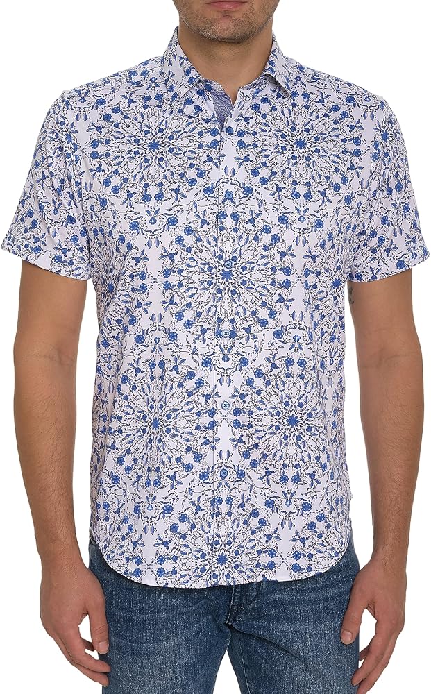 Robert Graham Men's Andaz Short-Sleeve Button-Down Shirt