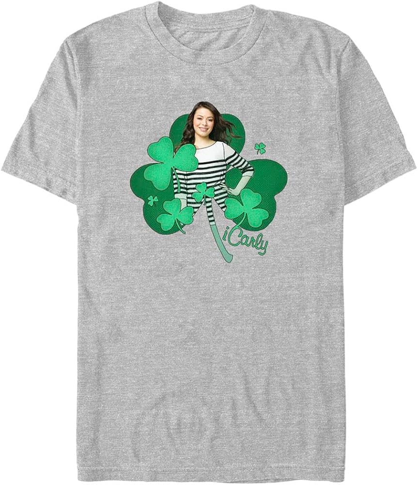 Nickelodeon Big & Tall Icarly Sketchy Shamrock Men's Tops Short Sleeve Tee Shirt