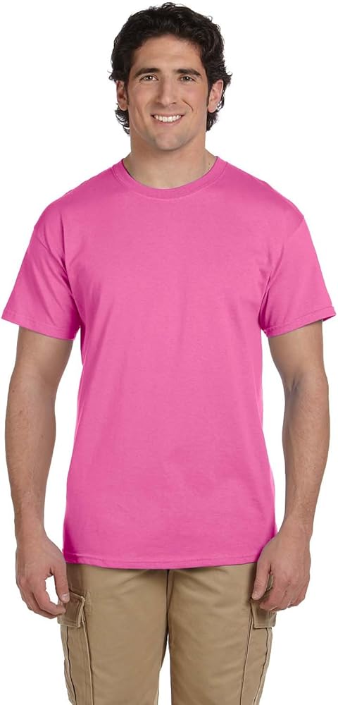 Gildan Men's G2000 Ultra Cotton Adult T-shirt, Azalea, Large