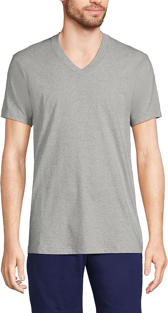 Lands' End Mens Vneck T-Shirt