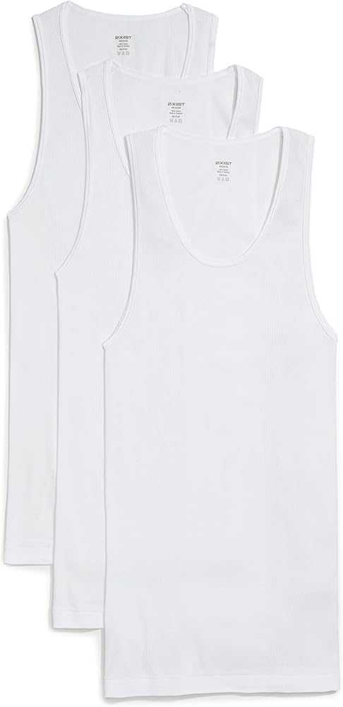 2(X)IST Men's Essential Cotton Tank Top 3-Pack