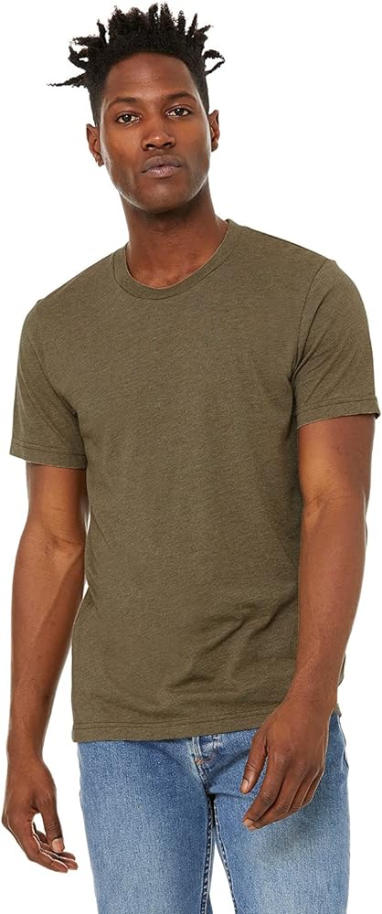 Bella + Canvas Unisex Sueded T-Shirt 2XL HEATHER OLIVE