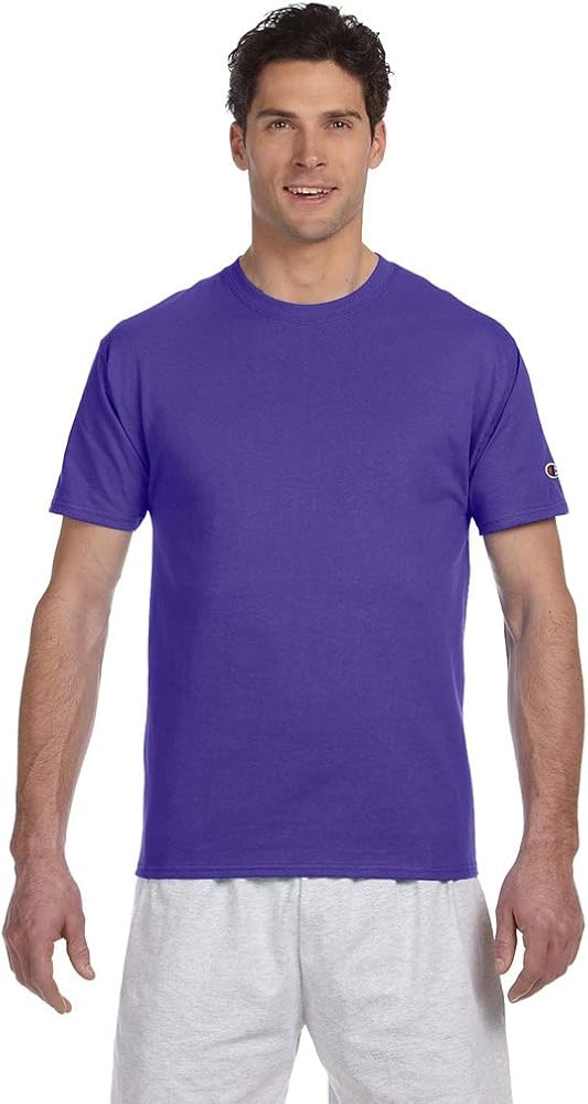 Champion 6.1 oz. Short-Sleeve T-Shirt, 2XL, Purple