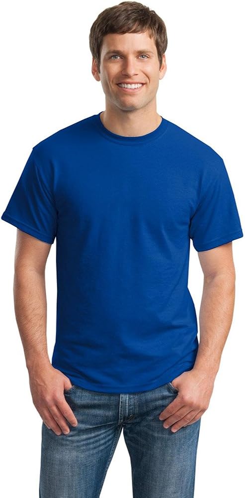 Gildan Mens DryBlend 50 Cotton/50 Poly T-Shirt, Small, Royal