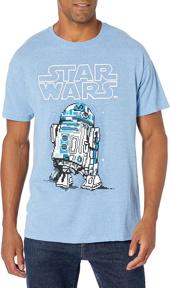 STAR WARS Men's Sixteen Bit R2d2 T-Shirt